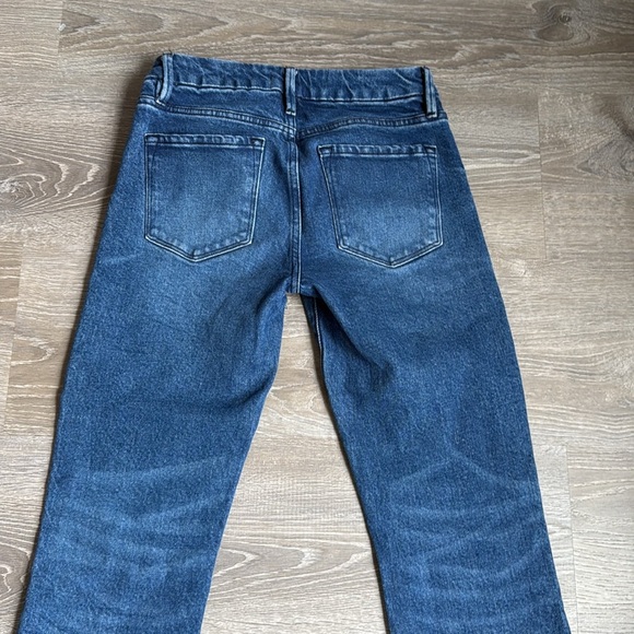 Frame Denim Le Crop Mini Boot Jeans  Huntdale LCMBRA118 Flare Leg Raw Hem - Picture 11 of 12